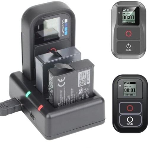 Go Pro Remote Control and Battery Charger for GoPro Hero 7 Hero6 Hero5 for GoPro Hero7 hero 6 Hero 5 Action Camera Accessories