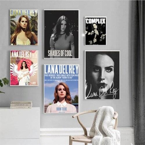 Canvas Painting Lana Del Rey Pop Art Wall Art Pictures Posters and Prints for Living Room Unframed Decorative Home Decor