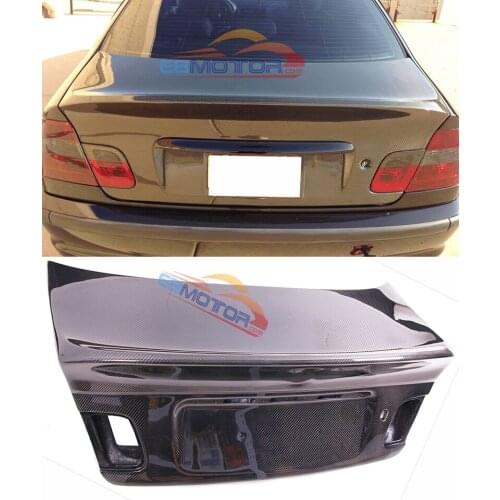 OEM CSL STYLE REAL CARBON FBIER TRUNK FOR BMW E46 4D Sedan 2000-2006 B437