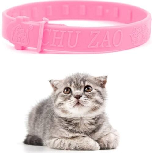 Pet Cute Cat Flea Mosquito Repellent Collar Size Adjustable Effective Removal Of Fleas Lice Mites Mosquitoes Cat Accessories