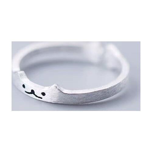 Punk Zircon Cat Ring For Women Birthday Party Fashion Jewelry Accessories 2020 Cute Gift