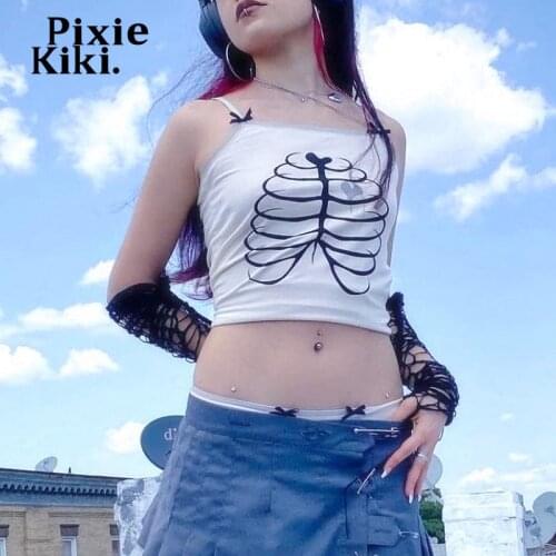 PIXIEKIKI Womens Summer Tops