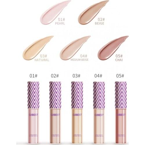 Full Cover Liquid Concealer Makeup Beauty Cosmetics QIBEST Concealer Waterproof Make Up Long Lasting Face Contouring Pore Acne