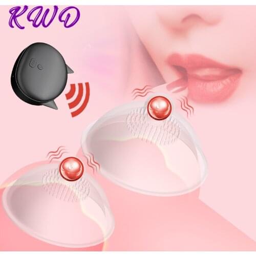 Nipple Sucker Masage Tongue Lick Nipple Suction Cups Vibrator Breast Sex Toys for Woman Electric Breast Pump