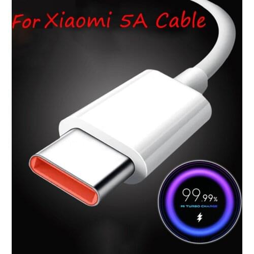 USB C Cable For Xiaomi 11 10 10T Pro 10S CC9 Note 10 Lite Poco X3 F2 Redmi K40 K30 K20 Pro Turbo Charger Line 5A Quick Charging