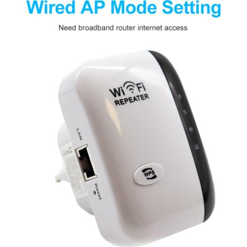 300Mbps WiFi Repeater WiFi Extender Amplifier WiFi Booster Wi Fi Signal 802.11N Long Range Wireless Wi-Fi Repeater Access Point