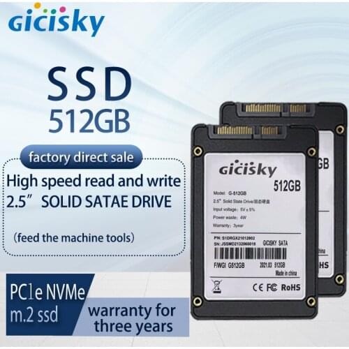 1PCS Gicisky Sata3 SSD 512GB Hdd 2.5 Hard Disk Disc 2.5 " AHCI Internal Solid State Drive For Laptop Desktop Solid State Disk