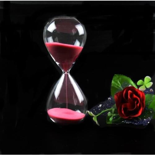 1PC Classic Sand Glass Sandglass Hourglass Timer Home Tabletop Decor 5 Minutes JY 1189