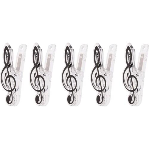 10 Pcs of Pack Music Book Page Music Score Clip Music Stationary for Book