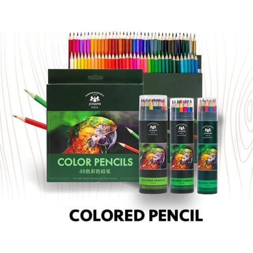 24/36/48/72 Colors Oily Color Pencil DIY Color Lead Paint Brush Water Soluble Colored Pencil Set Hand-Painted School Supplies
