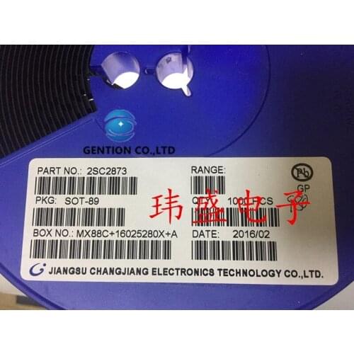 50PCS 2SC2873 MY screen printing SOT89 transistor power transistor in stock 100% new and original