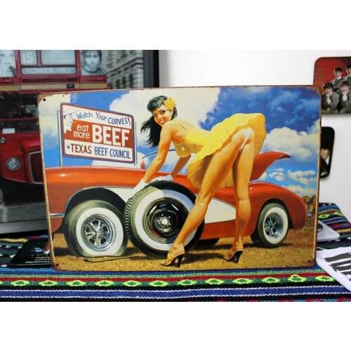 50pcs/lot Metal Sign shabby chic Handmade gifts and crafts Art metal wall home decoration Cafe Restaurant Metal painting G-22