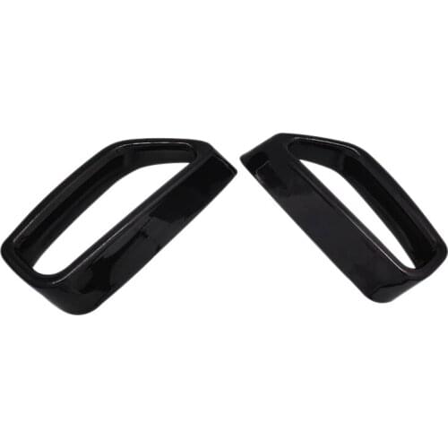 Car Stainless Rear Exhaust Muffler Pipe Frame Cover Trim for BMW 5 Series 2018 2019 2020 2021 Exterior Accessories