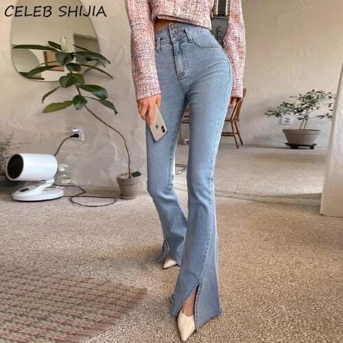 CELEB SHIJIA Women's Jeans With Embroidery