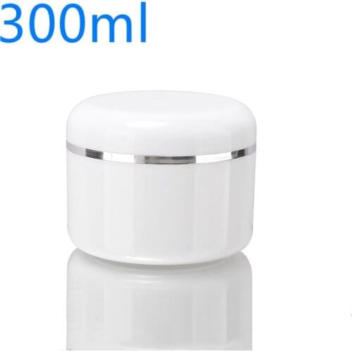 300ML PP Cream Jars Wholesale Facial Mask Containers Skin Care Cream Tins Bottle Cream Cosmetic Refillable Bottles