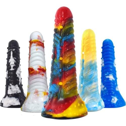 Graffiti Dildos Huge Anal Plug Big Dildo Butt Plug Anus Expansion Vaginal Stimulator Prostate Massage Anal Sex Toy For Men Woman