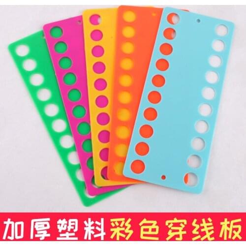 Cross stitch embroidery tools wear plate special color plastic winding bobbin plate