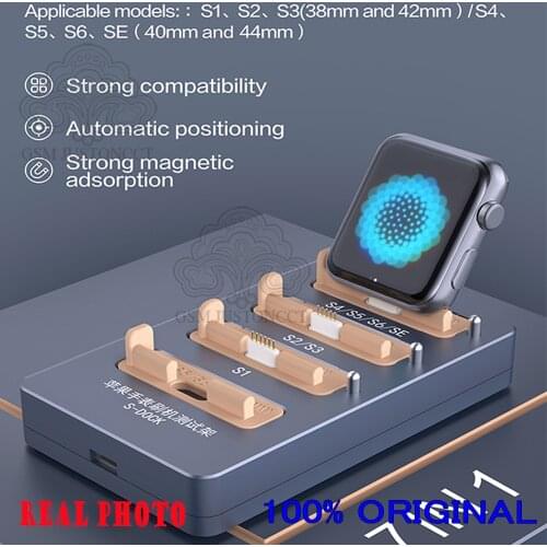 JCID AIXUN S-DOCK awrt IBUS Adapter restor tool for ibus Apple Watch S1 S2 S3 S4 S5 S6 restoring iWatch Test stand repair tool