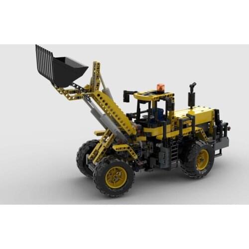 Technology building block RC loader MOC-53796 DIY assembly and construction of childrens birthday toy gift model