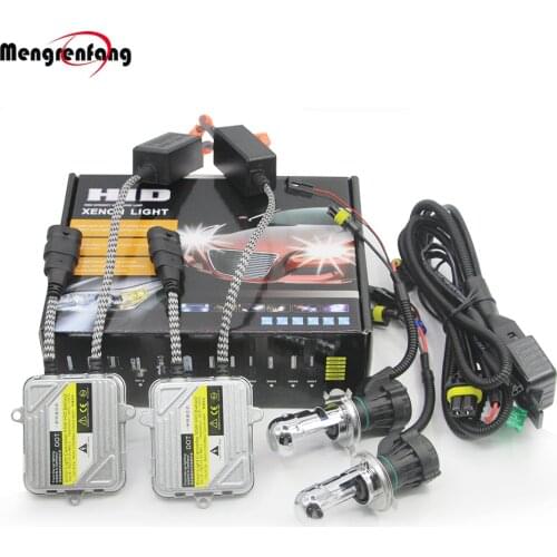 H4 H4-3 Hi/Lo Bi Xenon Light HID Kit Bulb + Ballast + Harness Wire 55W 4300K-10000K 12V Car Light Headlight High Low Beam
