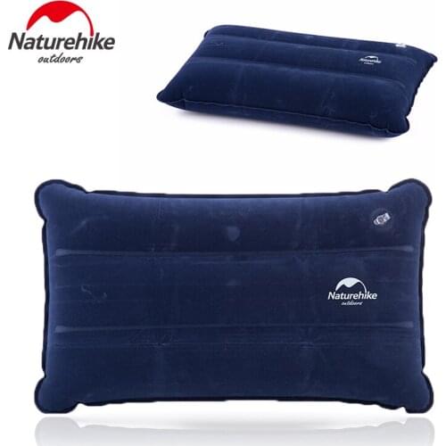 Naturehike Inflated Pillows Compressed Folding Non-slip Pillow Suede Fabric Use For Travel Outdoor NH18F018-Z