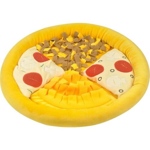 Pet Training Dismountable Wash Sniff Mat Easy To Hold Pet Blanket Pizza Platter Treasure Blanket Pizza Plate Sniffing Pad