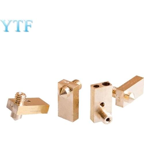 Olsson Heater Block Split For Ultimaker 2 0.4mm Nozzle UM2 Hotend Extruder Brass Extended Removable For 1.75 Filament 3D Printer