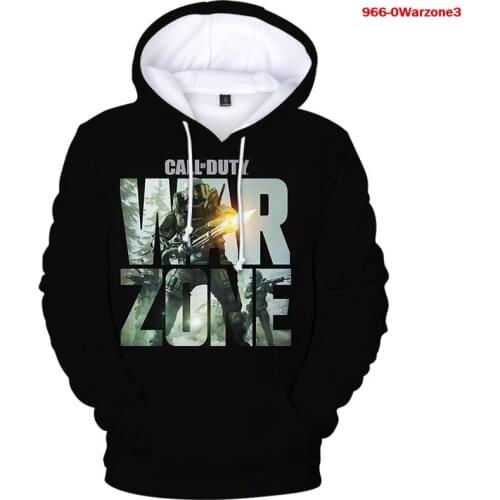 Warzone Street 3D Harajuku Sweatshirt Boys Girls Street Comfortable Hoodie Clothing Autumn Fashion Sportswear Casual Pullover