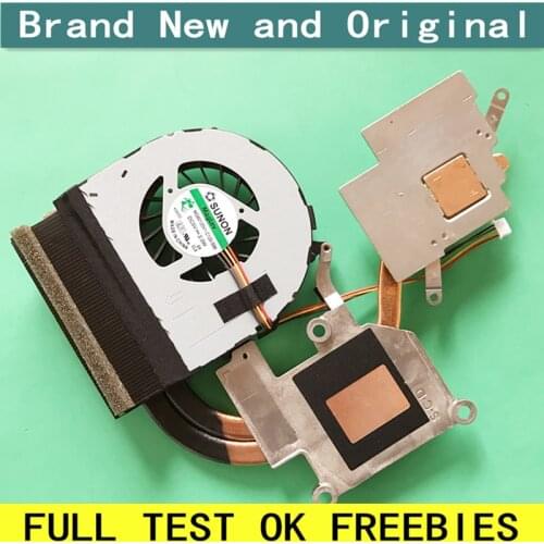 New notebook CPU fan with heatsink radiator copper tube module for LENOVO Ideapad G485 G480AM G580 G580AX G585 G480 Cooler