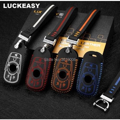 LUCKEASY High-quality Smart Key Keyless Remote Entry Fob Case Cover with Key Chain For Buick Lacrosse 2017
