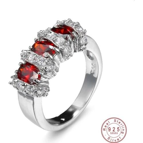 Hot Sale Charm Silver Color Wedding Engagement Rings For Women Bridal Jewelry Cubic Zircon Crystal Proposal Ring Bijoux