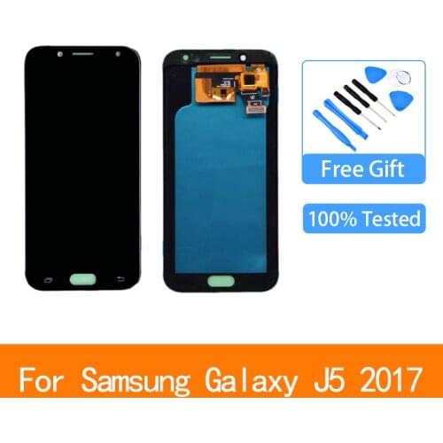 Super Amoled LCD For Samsung Galaxy J5 2017 J530 J530F AMOLED LCD Display Touch Screen Digitizer Assembly