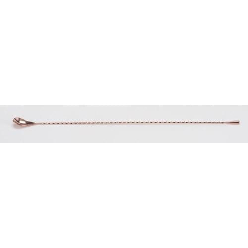 Zicco Twisted Bar Spoon Copper Plated 50 cm ZKB280