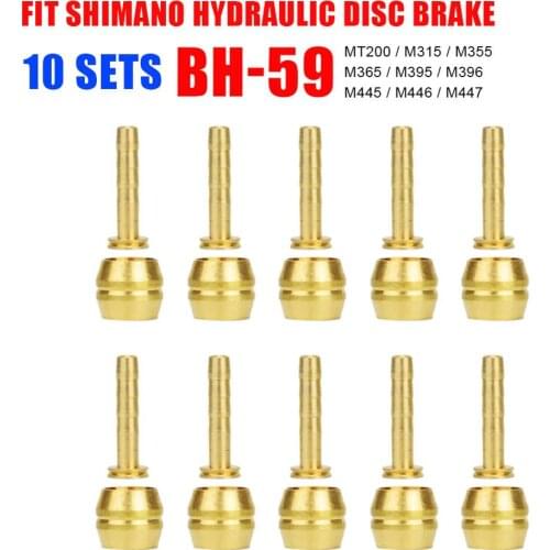 10 Pairs Mountain Bike Hydraulic Disc Brake Needle Olive Connector Insert for SHLMANO BH90 BH59 Oil Pipe Cut Pipe Oil Brake