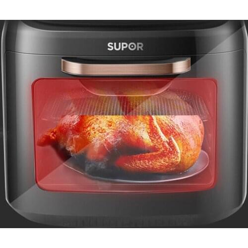 18L Air fryer electric deep Hot oil-free French fries machine 1800W Pizza oventouch screen toaster Bake potato High capacity 220