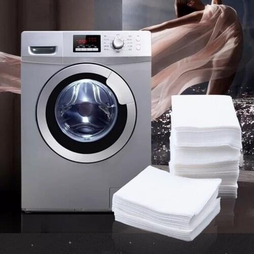200Pcs Dyeing Cloth Washing Machine Use Mixed Dyeing Proof Color Absorption Sheet Anti Dyed Cloth Laundry Grabber Cloth Promotio