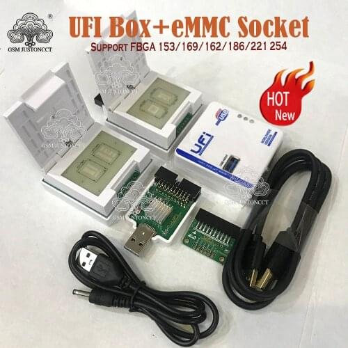 2020 new original UFI Box + SOCKET power Ufi Box ful EMMC Service Tool Read EMMC user data, as well as repair, resize, format