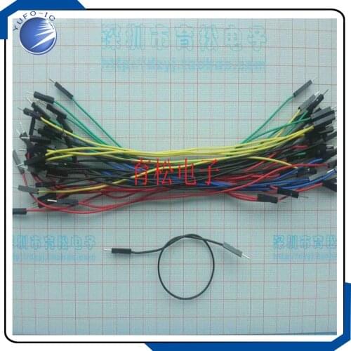 50PCS A single male to double end 1P plastic shell 20CM bread board WIRE public DuPont WIRE connecting WIRE YF
