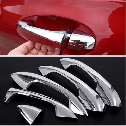 ABS Chrome trim Door Out Handle Cover Car Accessories For Mercedes Benz C-Class C200 C180 C300 Sedan W205 2015 2016