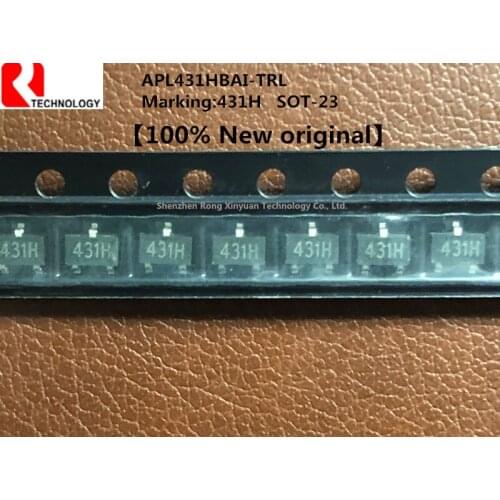 APL431HBAI-TRL APL431HBAI-TRG APL431HBAI-TR APL431HBAI 431H APL431 1% Adjustable Precision Shunt Regulator 100% new original