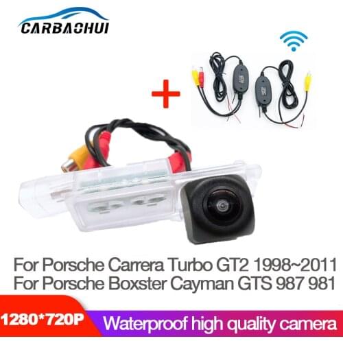 Car Rear View Reverse Backup Camera For Porsche Carrera Turbo GT2 1998~2011 For Porsche Boxster Cayman / GTS / 987 981 hd ccd
