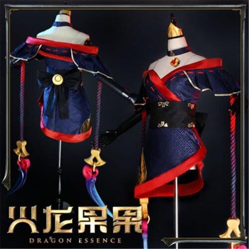 Anime LOL Khada Jhin Evelyn New Skin Dress Cosplay Costume Hot Halloween Cos Uniform H