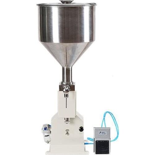 Small pneumatic filling machine manual paste filling machine