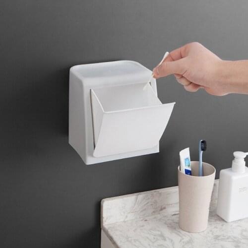 Office Space Saving Hanging Garbage Storage Bucket Rubbish Box Plastic Trash Can Wall Mounted Waste Bin Mini Desktop Dustbin
