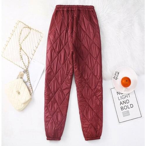 Женские брюки в клетку QIAOXICUN China At AliExpress