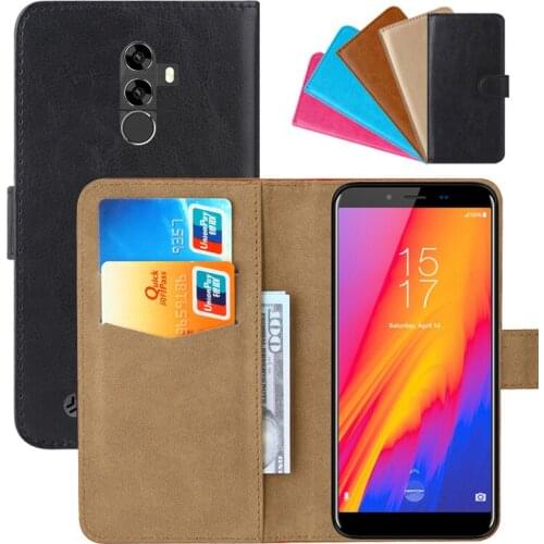 Luxury Wallet Case For HomTom S99 PU Leather Retro Flip Cover Magnetic Fashion Cases Strap