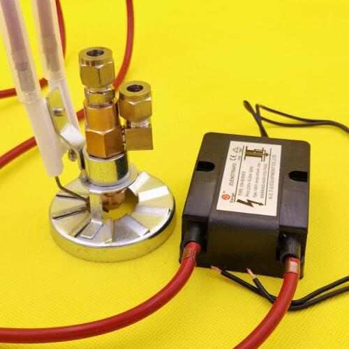 Ignitor system burner oil nozzle brass waste oil fuel nozzle high voltage pulse ignition boiler stabilizer plate ignitor needle