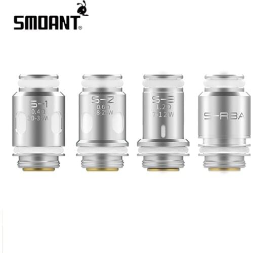 Smoant SANTI S-1 DL /0.4ohm S-2 RDL/ 0.6ohm S-3 MTL /1.2ohm Coils RBA Coil for Smoant SANTI Kit E Cigarette Vaporizer