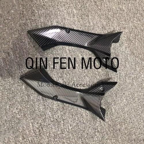 Carbon fiber paint Side Air Duct Cover Fairing Insert Part Fit For Yamaha YZF R6 2017-2020