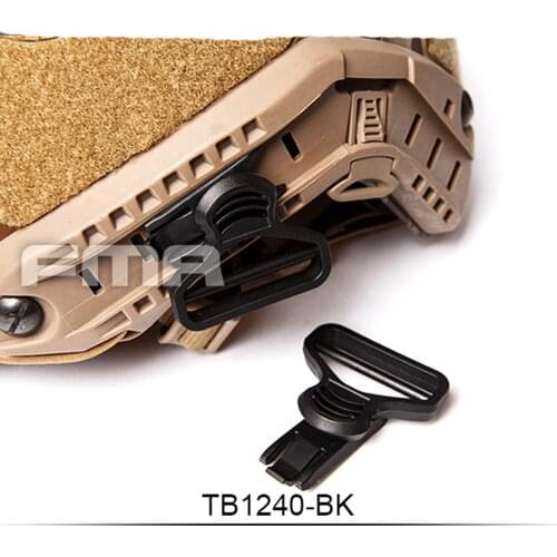 High Quality FMA Goggle Swivel Clips 1.5" TB1240-BK Tactical Helmet Side Rails Accessories Free Shipping